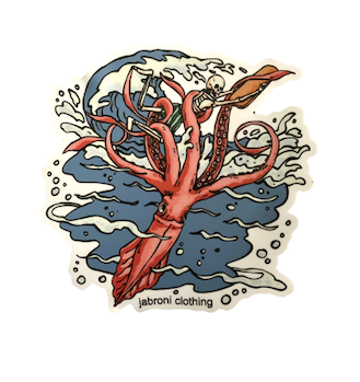 Calamari Sticker