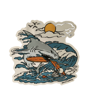 Shark Bait sticker